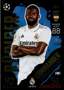 Partido Attax 2022/23 Rudiger Edición Limitada Comandante Real Madrid LE CO2 - Imagen 1 de 2