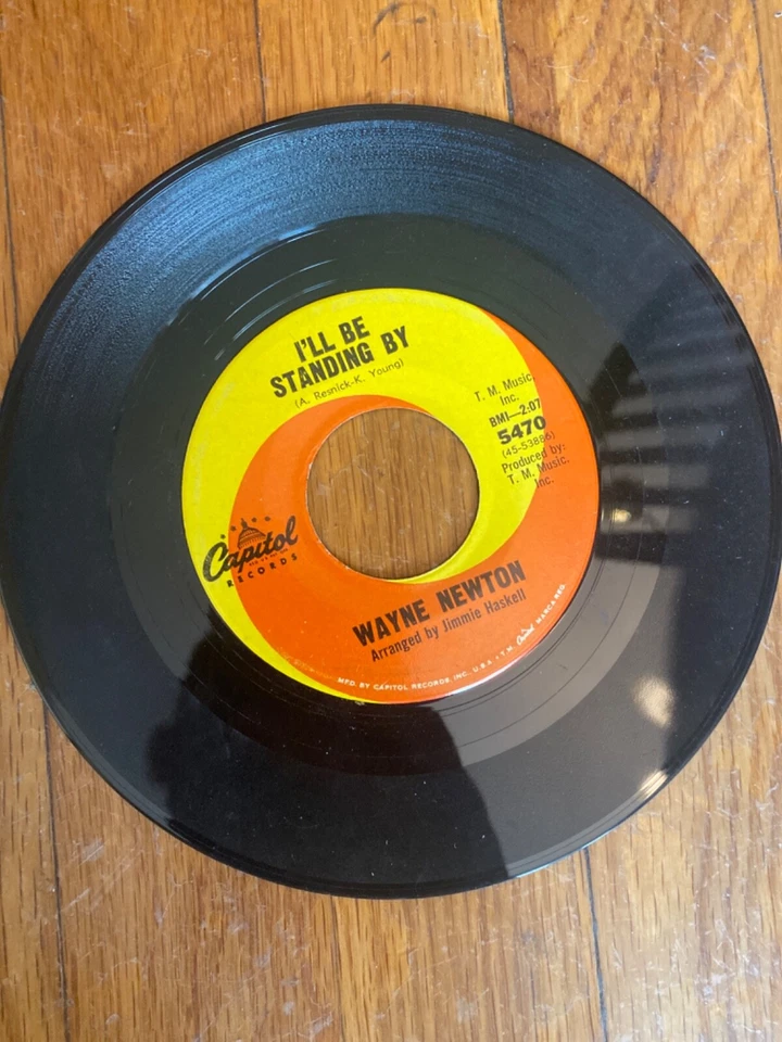 Wayne Newton I'll be Standing By / Summer Wind Vinyl 45 RPM - Image 1 of 1