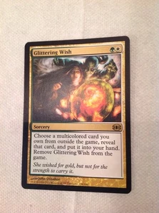 Mtg Glittering Wish Future Sight Channell Fireball Society Card Magic Gathering - Picture 1 of 2