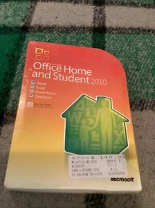Microsoft MS Office 2010 Home and Student Family Pack For 3PCs NEW SEALED BOX - Picture 1 of 12
