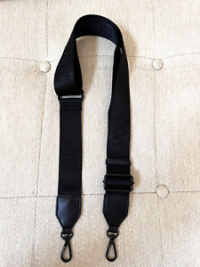 NEW DKNY Black LOGO Nylon Replacement Shoulder Crossbody Strap Handbag Black HW