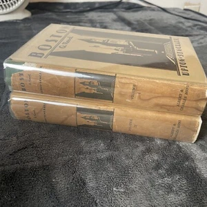 Boston A Novel Uptown Sinclair 1st Edition 1928 Rare Vol 1 & 2 - Picture 1 of 11