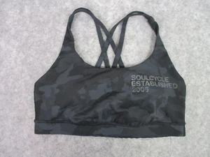 Lululemon Energy Bra Size 8 Black Incognito Camo Soul Cycle Luxtreme W2AAJS - Picture 1 of 12