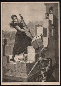 1892 -- MARGUERITE DELAYE AU SIEGE DE MONTELIMAR 3N702 - Picture 1 of 1