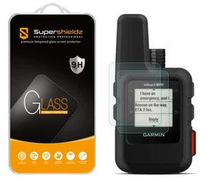 2X Supershieldz Tempered Glass Screen Protector for Garmin inReach Mini/ Mini 2 - Picture 1 of 5