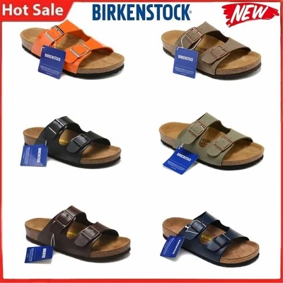 Birkenstock Arizona Birko-Flor Casual Sandals Regular Eu Shoes Size 35-45 Unisex - image 1 of 4