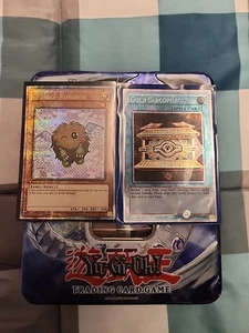 Yu-Gi-Oh Tin Box mit Joeys Karten, u.a. Lightsworn, Gladiator; Kette - Bild 1 von 8
