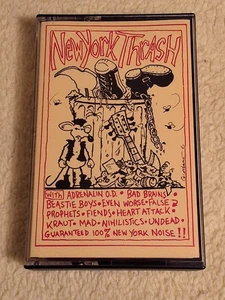NEW YORK THRASH COMPILATION CASSETTE TAPE HARDCORE PUNK 1982 ROIR A113 RED CASE  - Picture 1 of 14