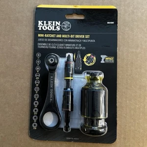 Klein 85515HD 3 Piece Multi-Bit Tool Set Mini-Ratchet 12-in-1 Impact Stubby - Picture 1 of 2