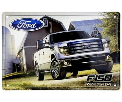 Ford F150 F-Series Since 1948 12" x 18" Embossed Novelty Metal Sign New! - Image 1 of 2