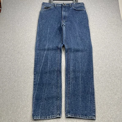 Vintage Lee Riders Jeans Mens 36x34 Blue 80s USA Made Union Grunge Retro 209 - Image 1 of 4