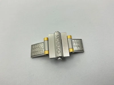 Auténtico reloj Movado Vizio 98 C2 878 para hombre de oro de 18 quilates y S/S cierre de 19 mm 85 C2 878 Foto 1 de 4