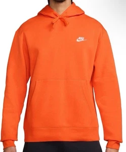Nike Sportswear Club Fleecepullover Hoodie Herren Gr. Small orange BV2654-819 neu mit Etikett " - Bild 1 von 4
