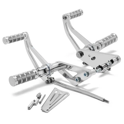 Controles delanteros CNC 4" para Yamaha XVS1100 V-Star 1100 99-09 Custom Silverado Foto 1 de 4