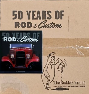 Hardcover Book 50 Years of hot Rod & Custom Magazine Sealed Rodder's Journal hc - Foto 1 di 8