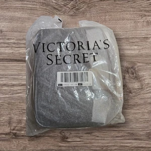 Victoria's Secret Reisetasche Make-up schwarz Blumenspitze & durchsichtig hängend neu mit Etikett - Bild 1 von 3