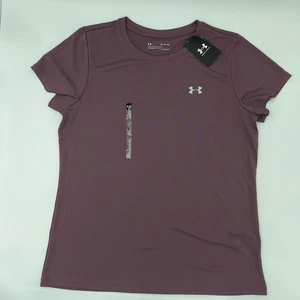 UNDER ARMOUR Damen neues Heatgear Sport T-Shirt, lila, Gr. XL - Bild 1 von 9