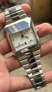 Spaceman Audacieuse TK25 Swiss Automatic  White Dial Men's Watch RARE Vintage - Picture 1 of 8