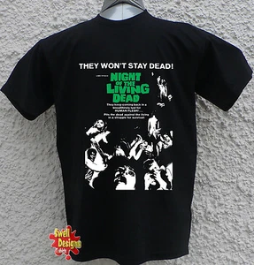 T-Shirt NIGHT OF THE LIVING DEAD Zombie Horror Romero ALLE GRÖSSEN - Bild 1 von 1