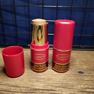 Lot Of 2 Clarins Paris Sun Kissed Smart Stick Foundation 0.36 oz Ref.02545 NOS - Picture 1 of 4