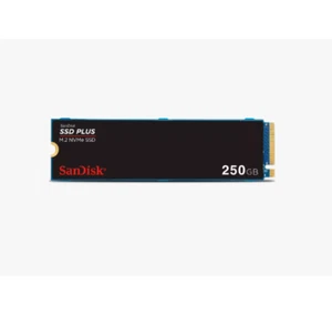 SanDisk Plus NVMe SSD, 250GB, PCIe Gen 3.0, M.2 2280-S3-M, Speeds up to SR2400MB - Picture 1 of 1