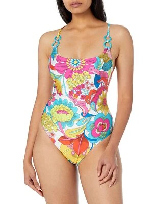 Traje de baño Trina Turk para mujer estándar Fontaine 1 pieza alto, talla múltiple 8 Foto 1 de 2