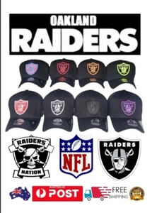 OAKLAND LAS VEGAS RAIDERS NFL NEW ERA 9FORTY A FRAME SNAPBACK CAP HAT LA NY NBA - Picture 1 of 19