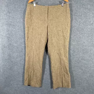 Country Road Pants Womens 16 Brown Slacks Wool Bootcut Leg Regular Regular Fit - Picture 1 of 12