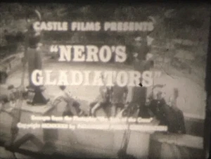 “Nero’s Gladiators” (1932) Super 8mm Film, Pygmies, Barbarian Women, Sword Fight - Picture 1 of 24