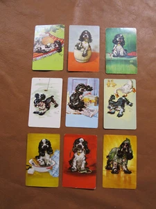 Lot 9 Staehle Butch Swap Playing Cards Cute Dogs #1 - Picture 1 of 4