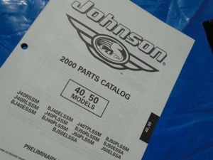 5000969 2000 Parts Catalog Johnson 40hp, 50hp Models - Picture 1 of 11