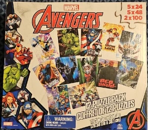 Marvel Avengers 12 Jigsaw Puzzle Pack. New Unopened Box! - Picture 1 of 5