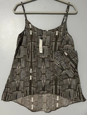 Mujer Anthropologie W118 por Walter Baker Bolsillo Frontal Cami Tanque Pequeño Foto 1 de 4
