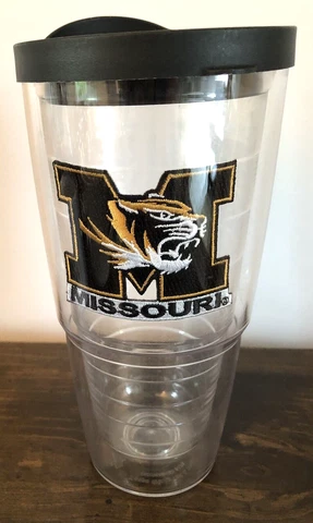 University of Missouri MU Tigers Logo TERVIS Double Walled Travel Tumbler 24 Oz Cover