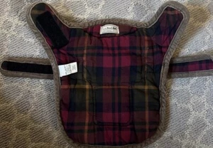LL Bean Dog Field Coat Small Jacket Green Canvas Flannel Lined Item 245602 - Picture 1 of 6