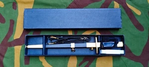 Vintage French France Air Force Officer's Parade Dagger Knife w/ Scabbard BOXED - Picture 1 of 17