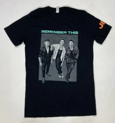Jonas Brothers Remember This Tour 2021 Graphic T-shirt Women Small Black Music - Image 1 of 4