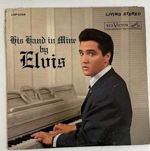 1960 Vintage ELVIS PRESLEY / HIS HAND IN MINE Record Album / RCA LSP-2328 - Picture 1 of 6