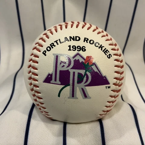Portland Rockies 1996 SGA WILD HORSE CASINO souvenir baseball ball Cover