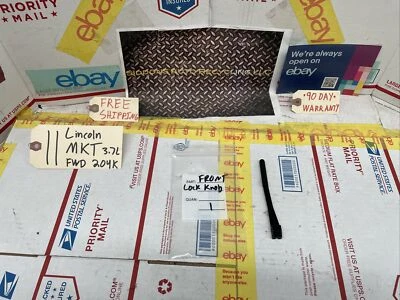 Lincoln MKT 2010-2019 interior puerta delantera cerradura perilla tirador lengüeta (se adapta a: izquierda/derecha) Foto 1 de 3