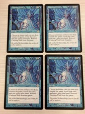 Magic MTG Judgement 4x Cunning Wish x4 MP English