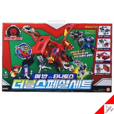 Turning Mecard EVAN vs TANATOS DOUBLE SPECIAL SET Transformer Robot Toy 2024 - Image 1 of 4