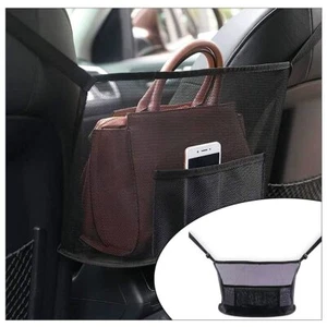 Porte-Sac à Main pour Voiture Universel Auto Net Poche Sac Organisateur Noir - Photo 1/6