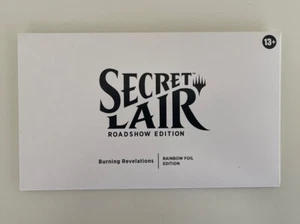 SDCC 2024 Hasbro Exclusive SECRET LAIR BURNING REVELATIONS Rainbow Foil Edition - Picture 1 of 3
