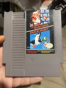 Super Mario Bros Duck Hunt Nes, Authentic, Tested! Cart Only - Picture 1 of 2