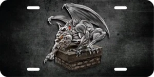 Gargoyle Statue Evil Devil Hell Aluminum Car Vanity Plate Tag LP804 - Bild 1 von 2