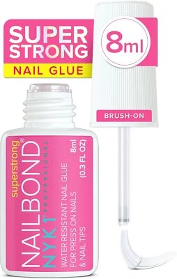 Super Strong Nail Glue for Press on Nails, Tips & False Nails (8Ml) NYK1