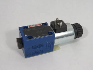 Rexroth R900052392 Poppet Directional Valve 24VDC 350bar USED - Picture 1 of 3