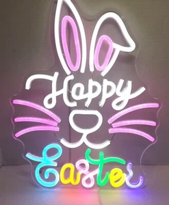 Neon LED Frohe Ostern Wandhängeleuchte - Bild 1 von 3