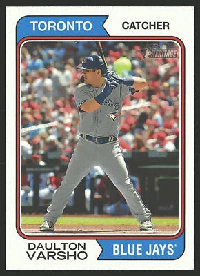 2023 Topps Heritage #224 Daulton Varsho - Image 1 of 2